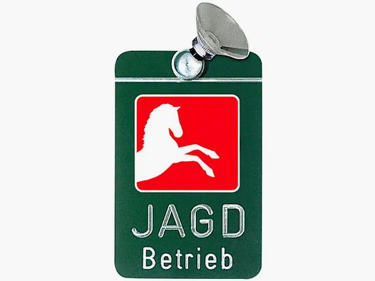 Schild "Jagd Betrieb Niedersachsen", Aluminium
