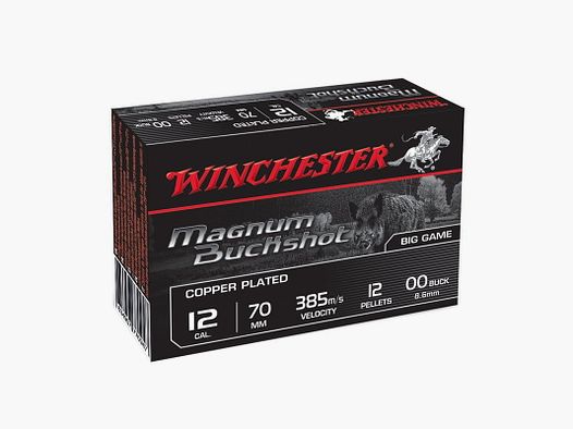 Winchester Magnum Buckshot 8,6 mm Cal 12/70 5 pz.