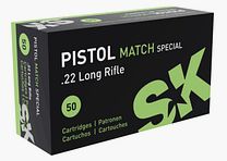 SK PISTOL MATCH SPECIAL .22LR 2.59g 40gr 50pcs.