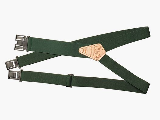 Green suspenders for hooking