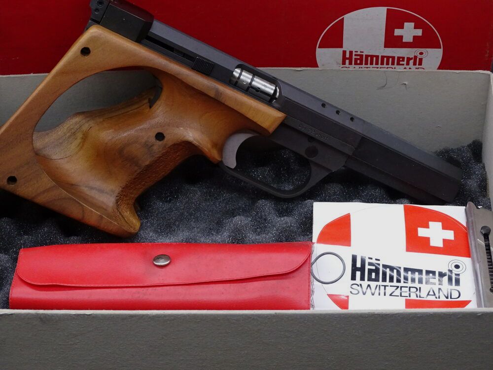 Hämmerli Mod 232 año 1981 en estado nuevo, incluyendo embalaje 232