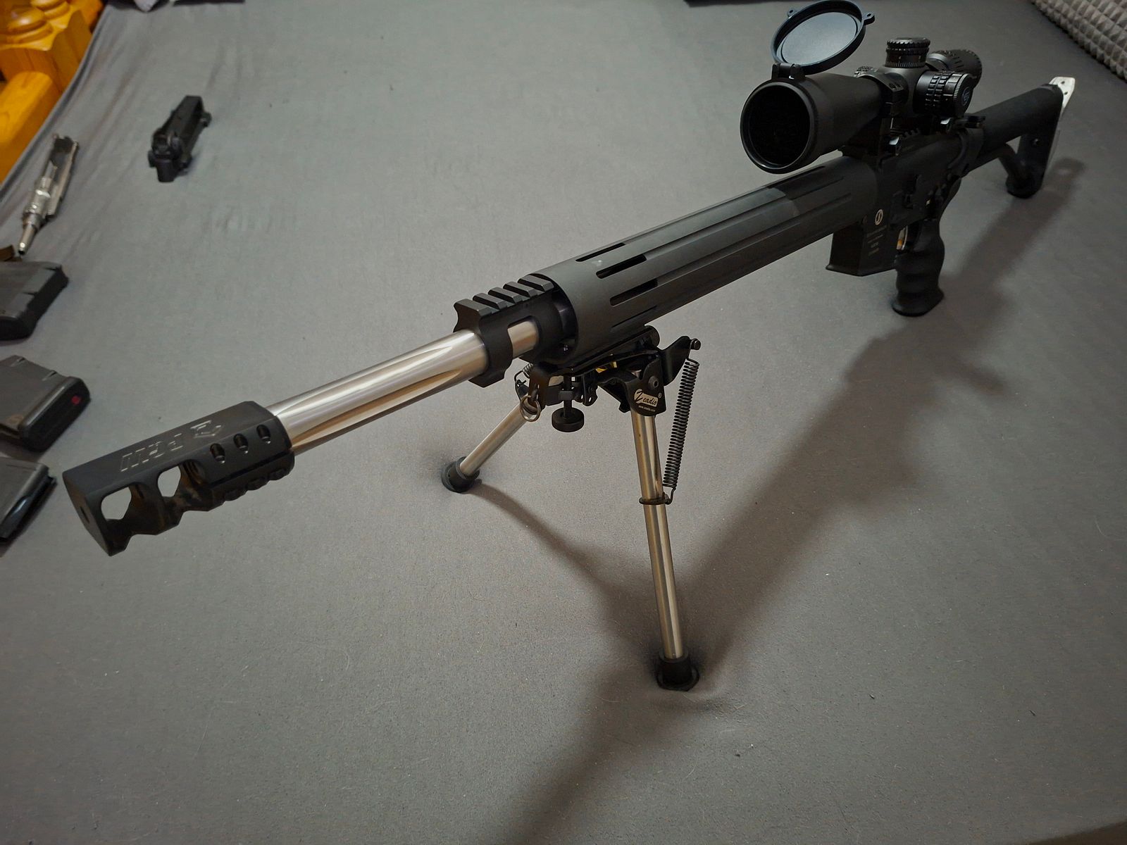 Schmeisser AR15 Ultramatch STS 20 cal .223 incl. CMMG Einstekcsystem per cal 22lr.
