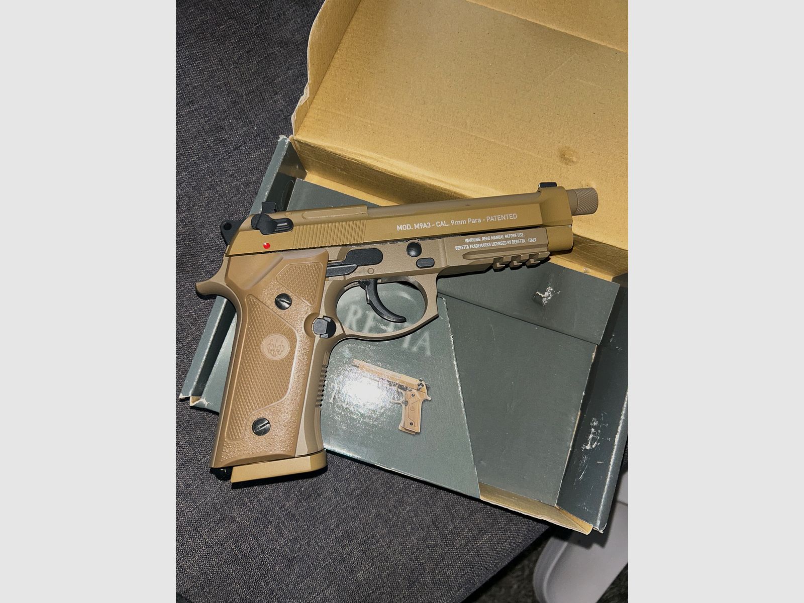 Beretta M9A3 / CO2 Blowback / 4,5mm Stahl BB