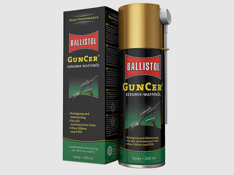 GunCer Keramik-Waffenöl & Waffenfett 200 ml Spray (8,50 €*/100 ml)