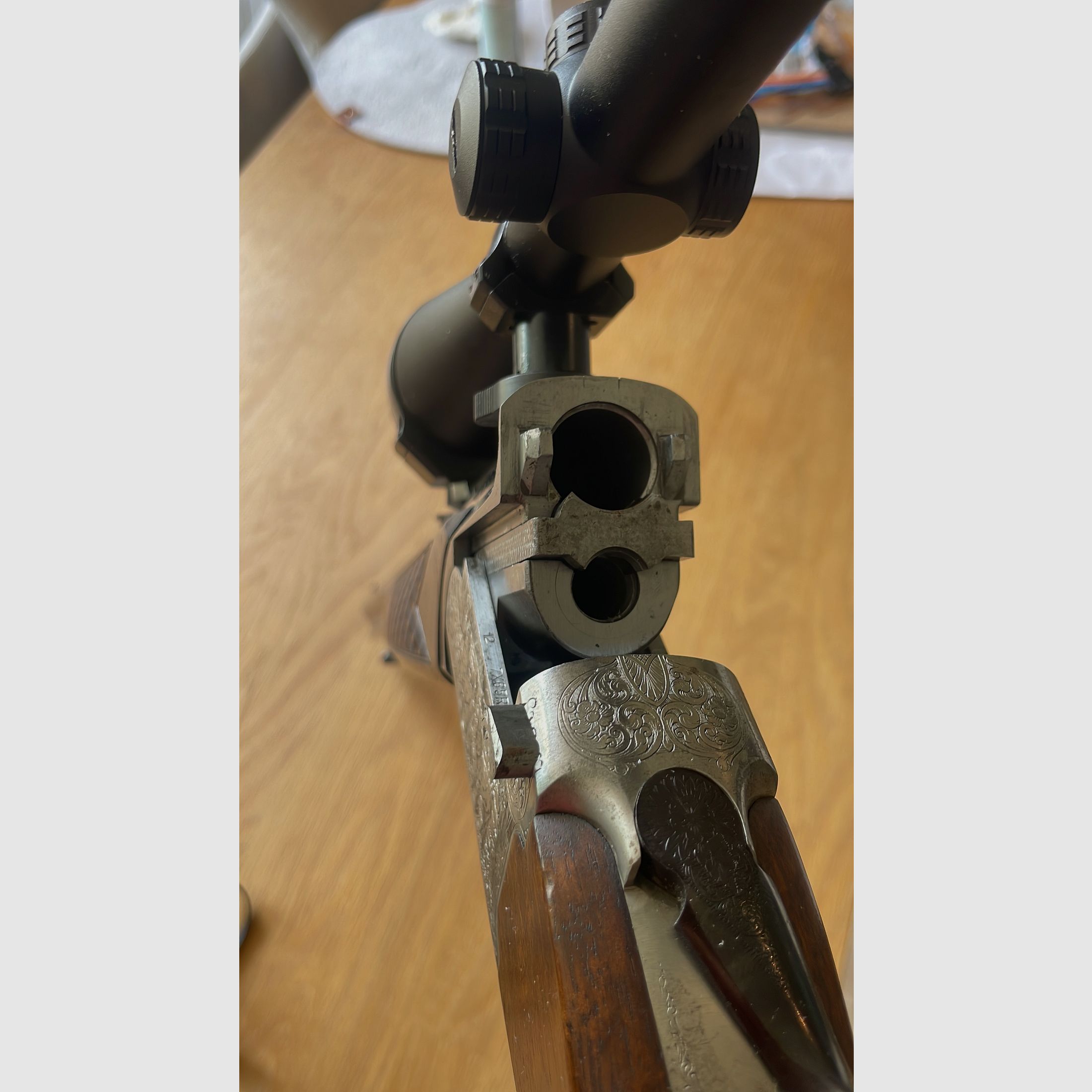 Bockbüchsflinte Antonio Zoli  7x65r  12/70  met Kahles Helia met LP