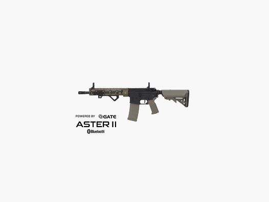 SA M4 Carbine M-LOK (SA-P20 PRIME™ Aster II ETU BLDC™) Rifle Airsoft Libre a partir de 18 - Negro/Oliva -F-