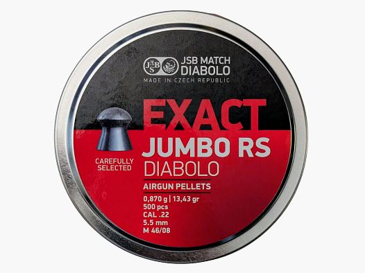 JSB Diabolo Jumbo Exact RS 5,52mm 500 PZ