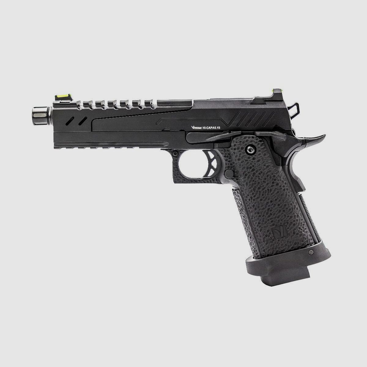 GBB GAS REPLICA HI-CAPA 5.1 SPLIT BLACK / BLACK 1.0J, image 3 of 4