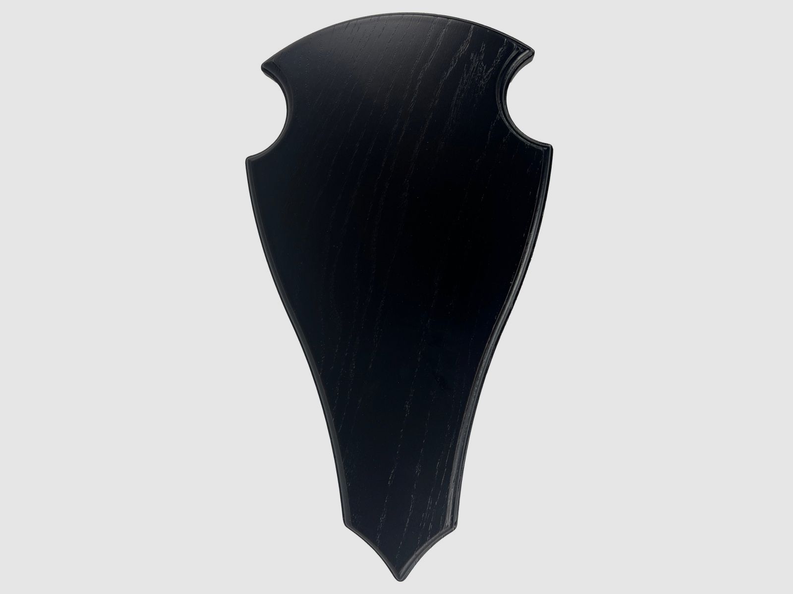 Scudo trofeo cervo maschio 38x20 scuro appuntito