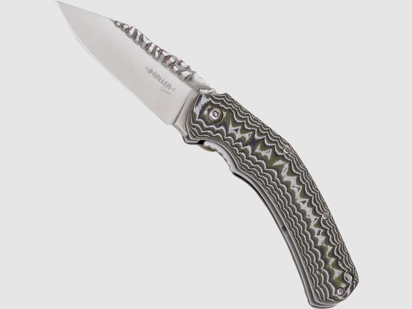 Select Taschenmesser - G10 grau/sch, 7,5cm Klinge