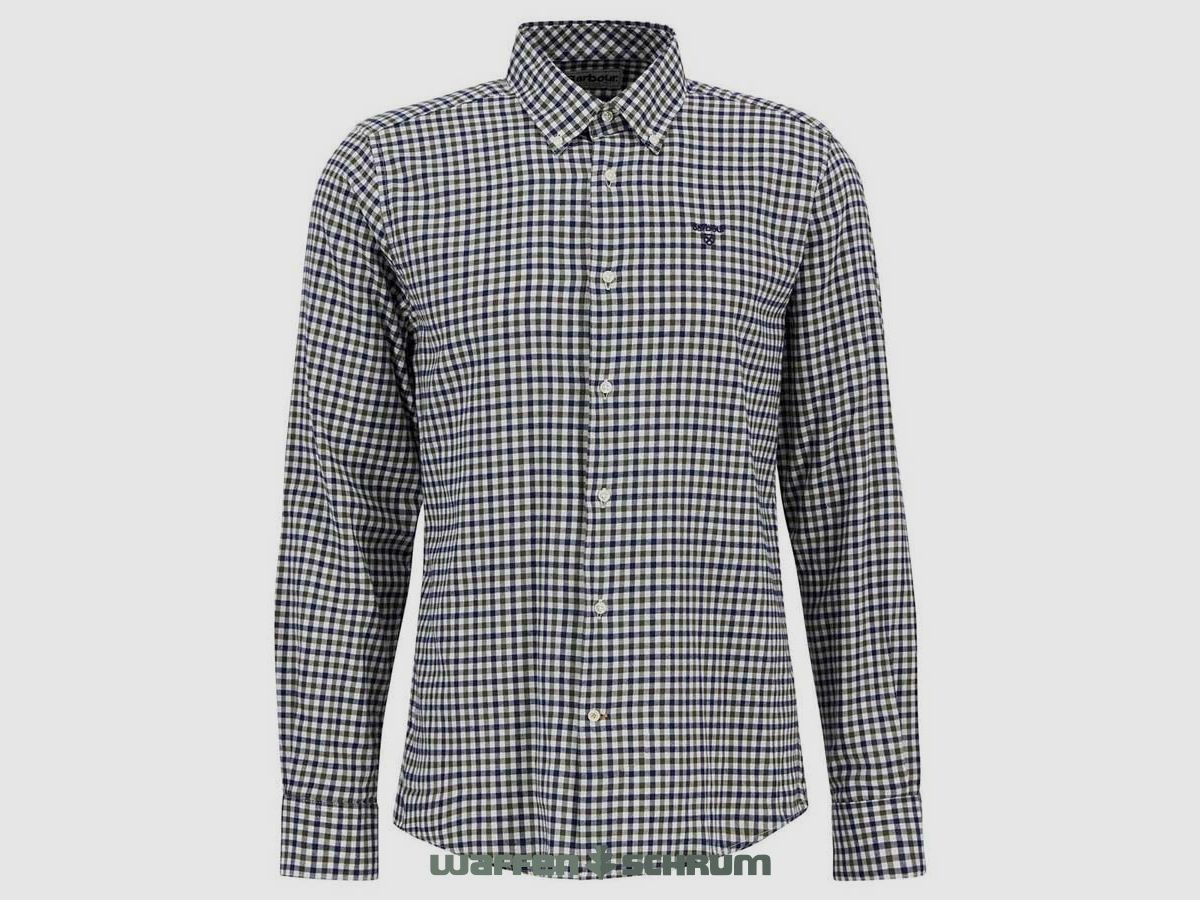 Barbour Hemd Finkle Gingham Olive