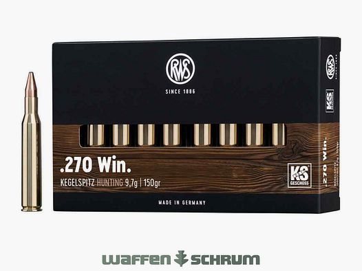 RWS Kegelspitz 9,7g - 150gr .270Win