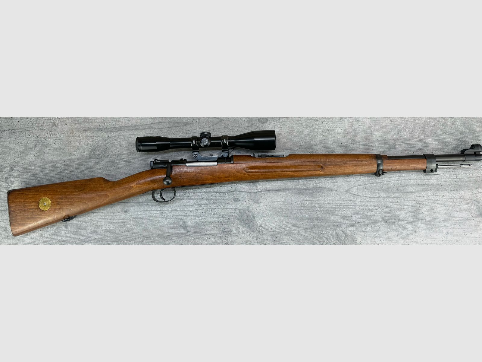 Carl Gustaf/ Husqvarna M/38 6,5x55mm z montażem bocznym + S&B 12x42 ZF