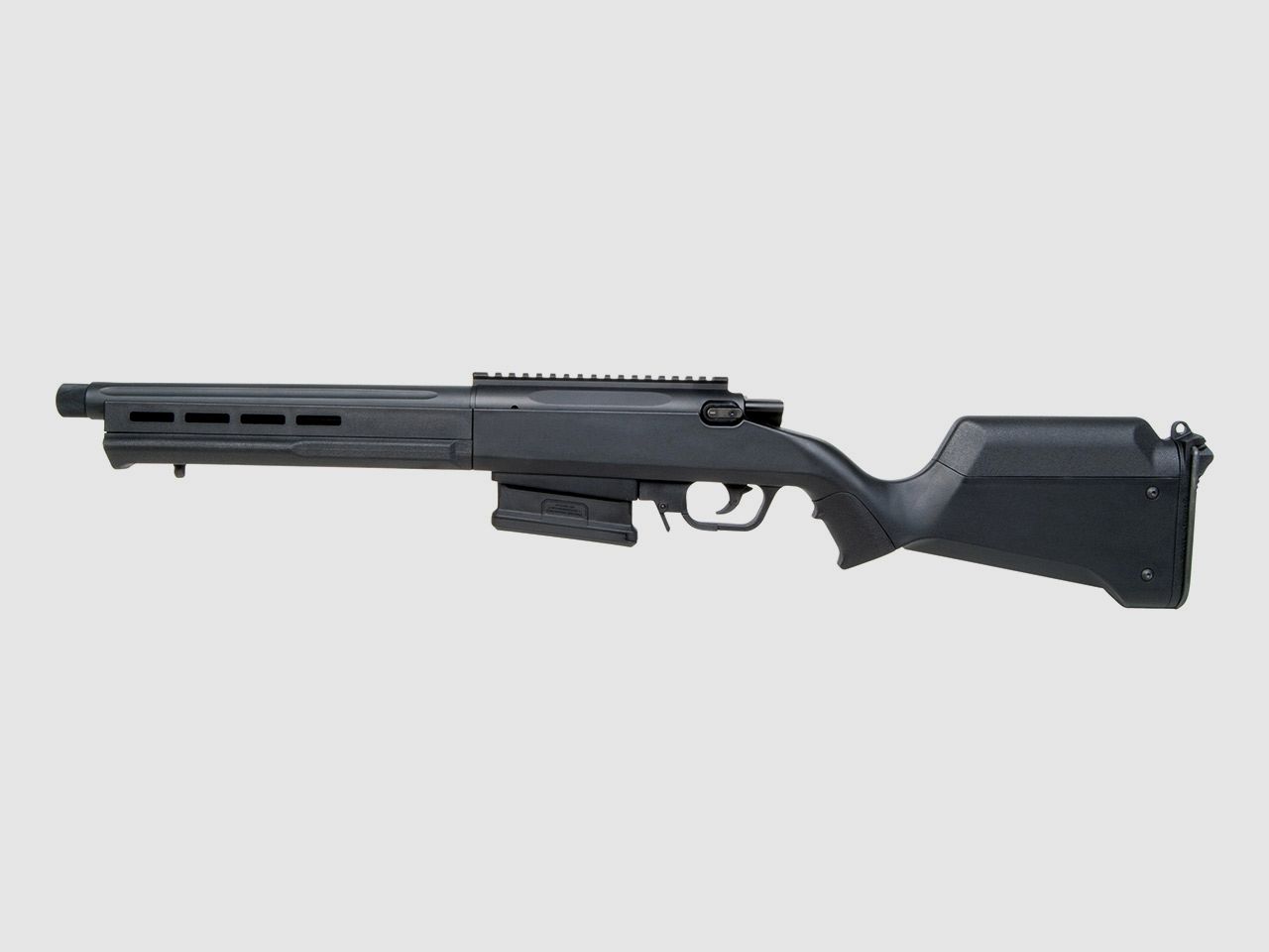 Softairgewehr Federdruckrepetierer Ares Amoeba Striker AS-02 Black, Kaliber 6 mm BB (P18)