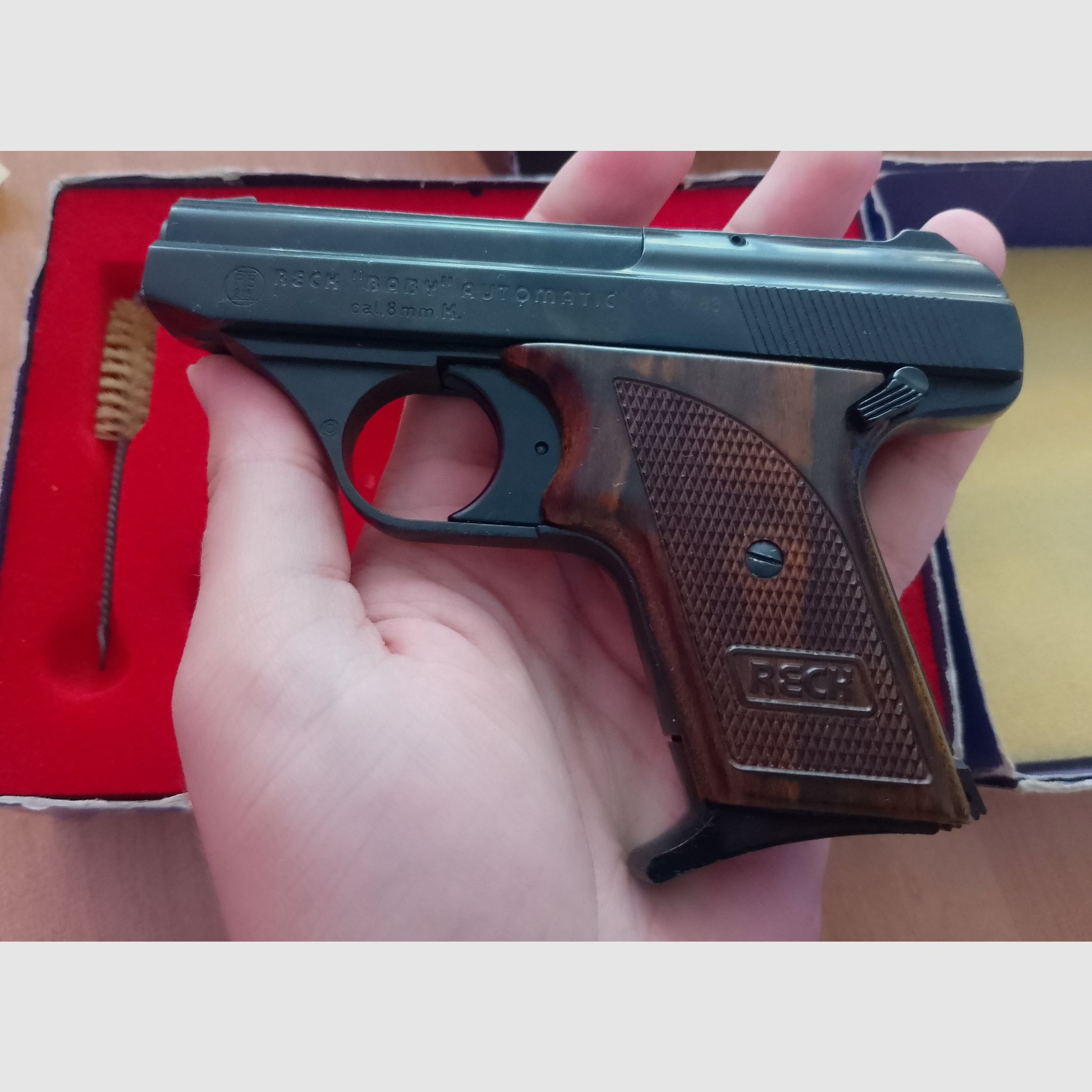 Reck Baby 8 mm blank in PTB 215 with accessories in the original packaging!, image 2 of 7