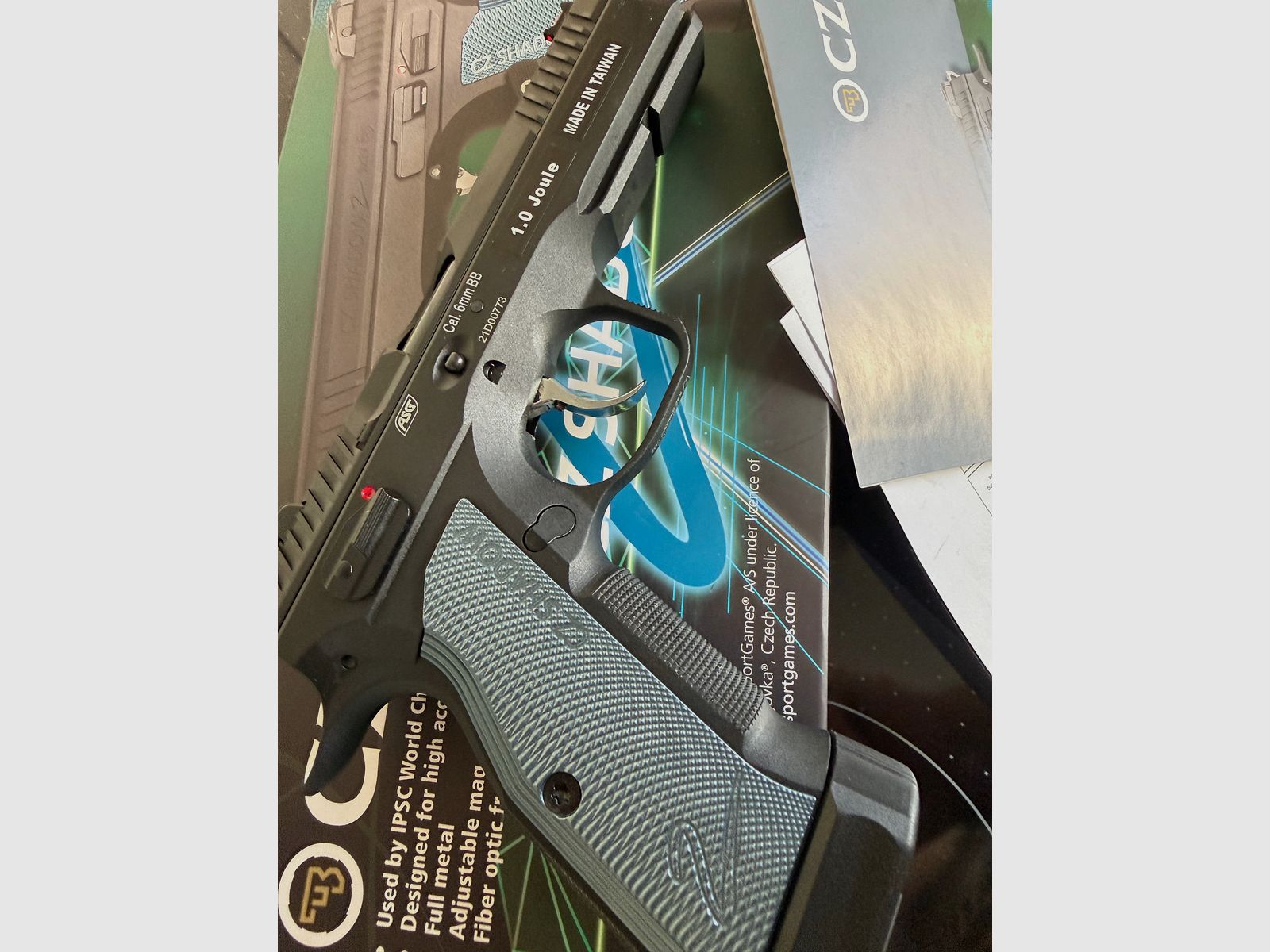 Airsoft CZ Shadow 2 6mm BB co2 Blowback