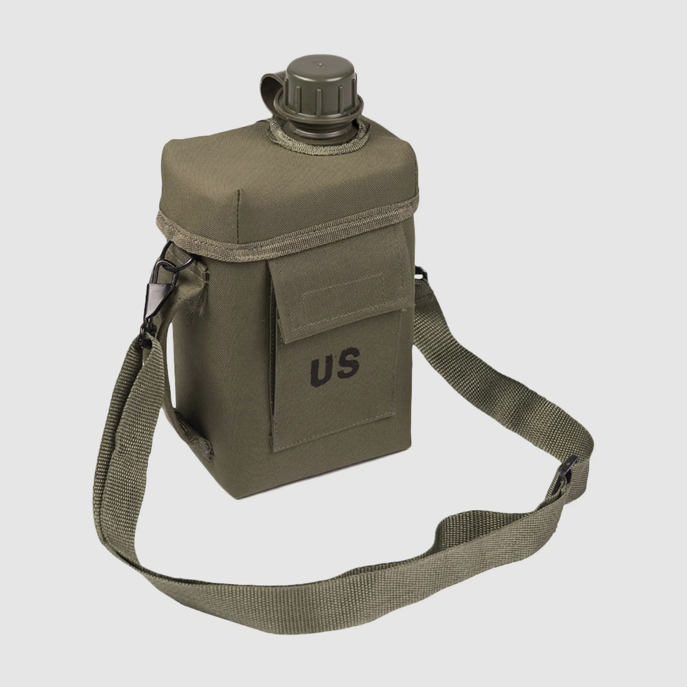Mil-Tec Feldflasche Patrol Canteen 2 L mit Hülle