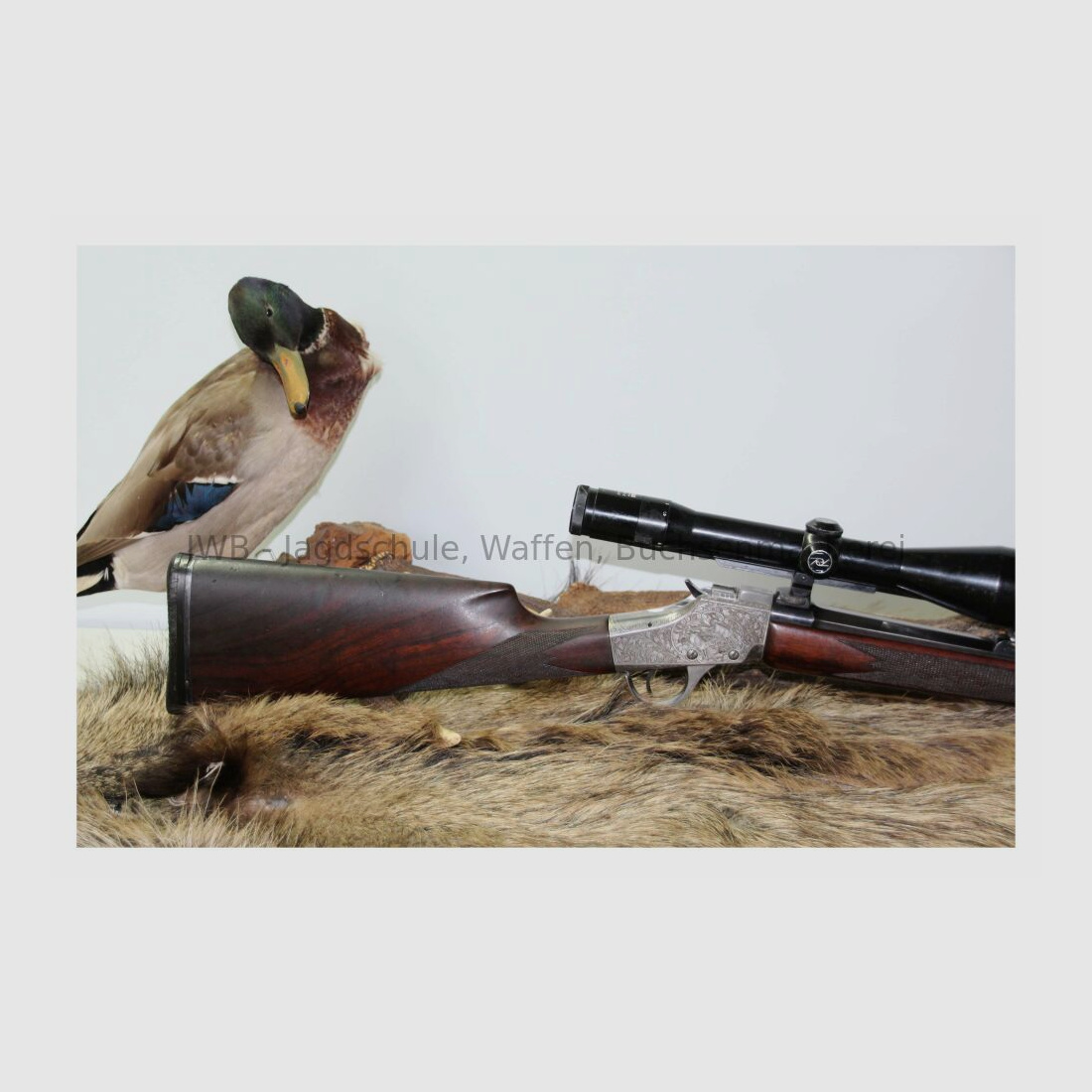 Carabina Stoermer con cañón octogonal 6,5x68R