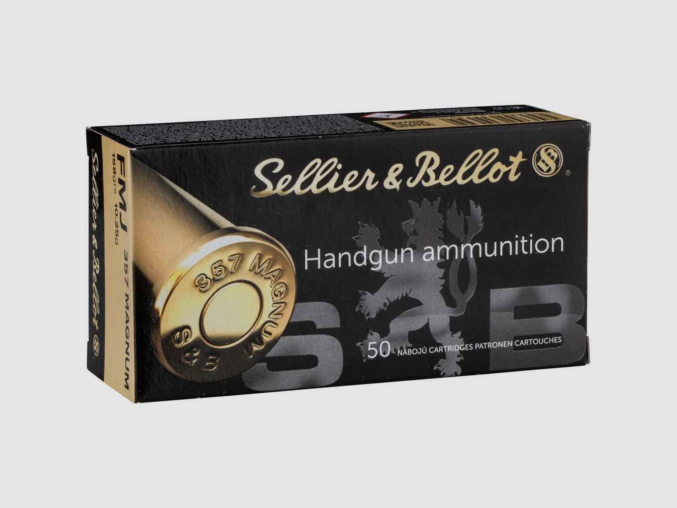 Sellier & Bellot .357 Magnum Full Metal Jacket, caliber