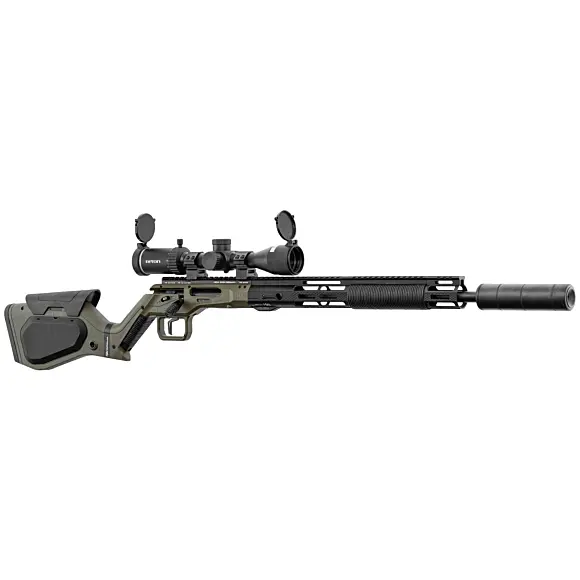 Pack Repetierbüchse Hera Arms H6 222 Rem. Grün + Optik + Schalldämpfer