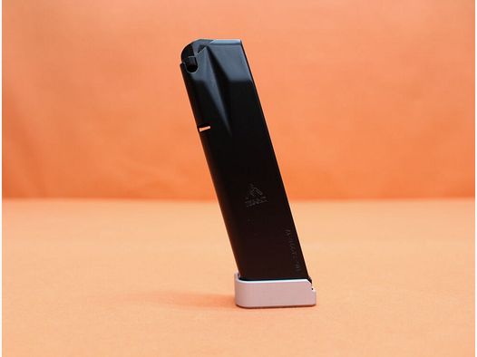 MEC-GAR SIG Sauer P226: Magazynek MEC-GAR 19-strzałowy (17+2) oksydowany z aluminiowym dnem X-FIVE/ X-SIX 9mmLuger