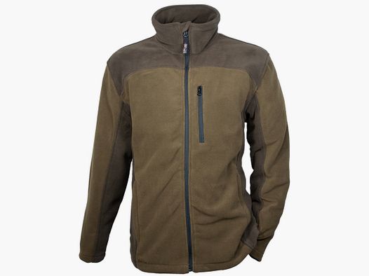 Signal Fleecejacke - orange/grün