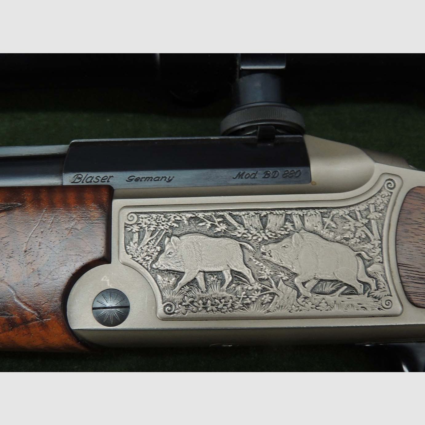 Blaser Triumphdrilling (Bockdrilling) Mod. BD880 – Gebrauchtwaffe, Bild 7 von 7
