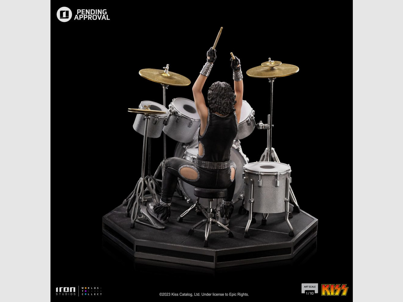 Kiss Art Scale 1/10 Peter Criss Limited Edtition 22 cm | 43435