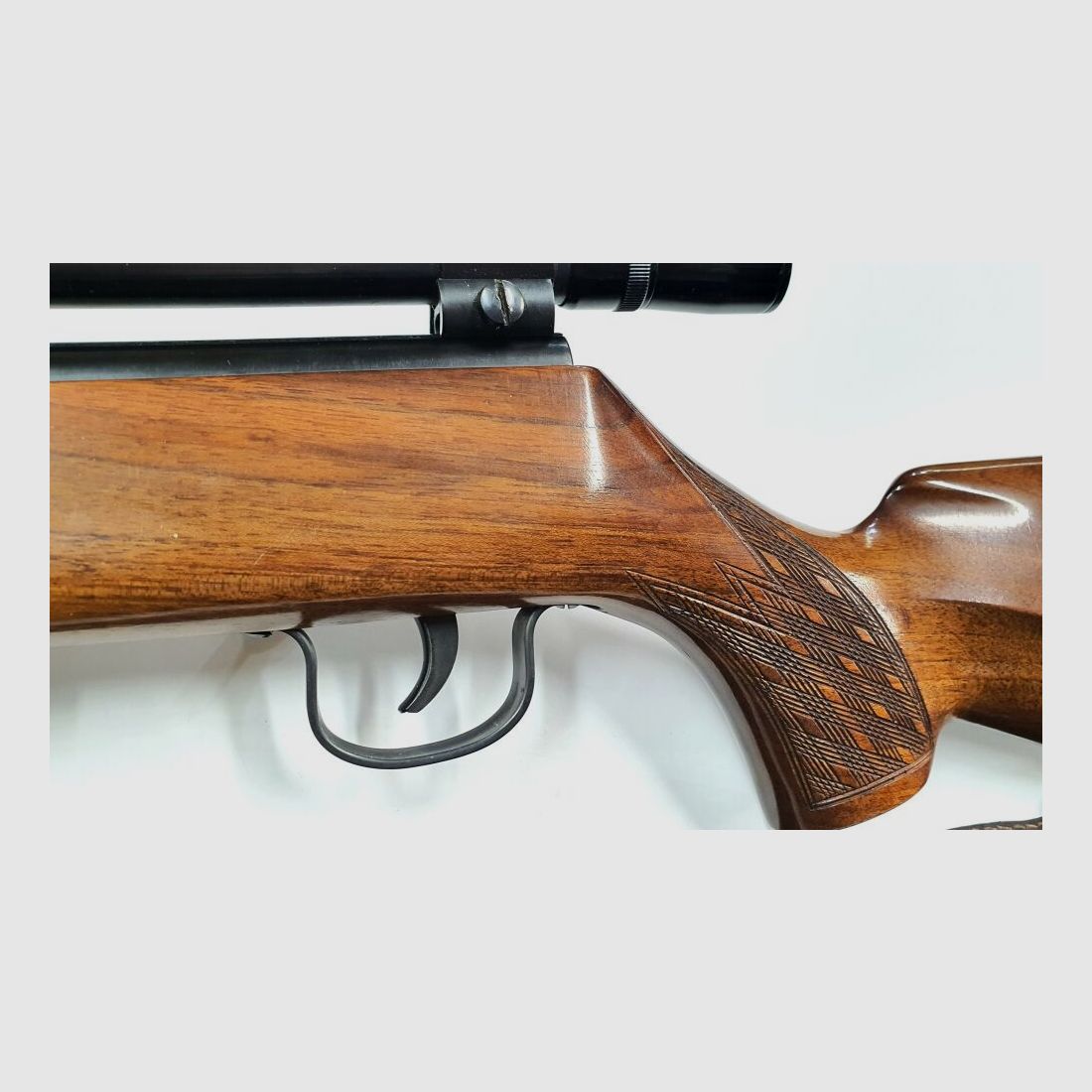 Repeating rifle with scope