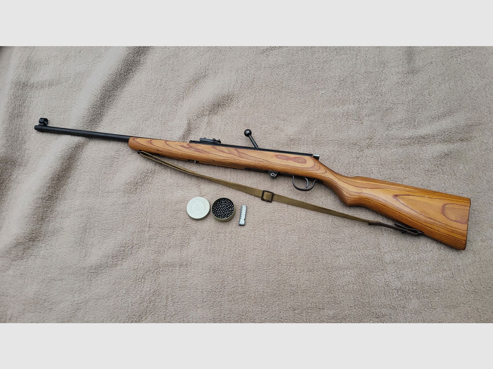 Luftgewehr mit Magazin, Modell Haenel 49a zu verk.