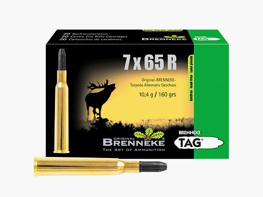 Brenneke 7×65 R TAG 10,4g/160grs.
