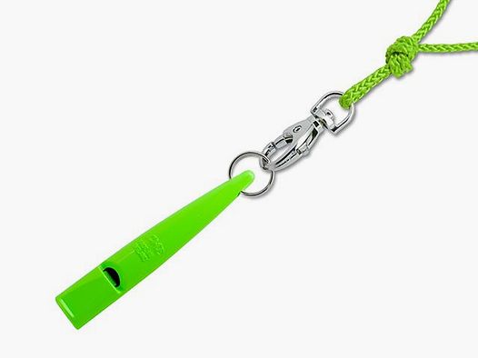ACME whistle 211 1/2 neon green+ lanyard