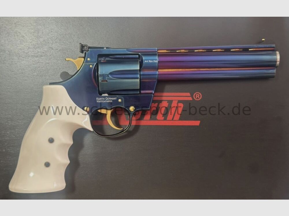 KORTH Classic Revolver 6 inch Blauw Glanzend .44 Magnum