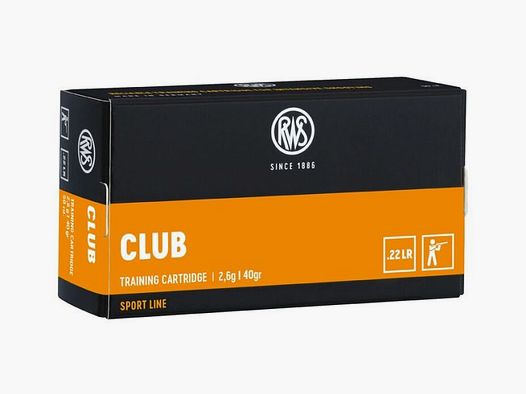 RWS .22 lfB Club - 50 cartridges