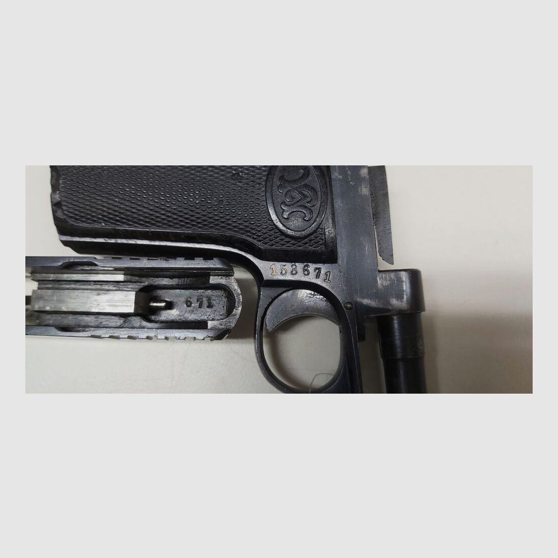 Carl Walther Waffenfabrik Zella St. Blasii Model 4