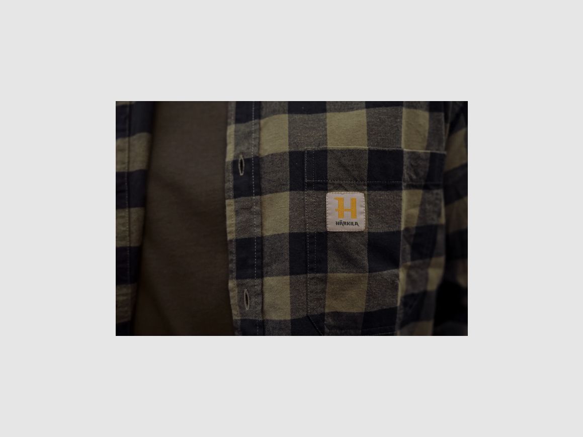 Men’s hunting shirt HARKILA SCANDINAVIAN TARMAC CHECK, image 3 of 6