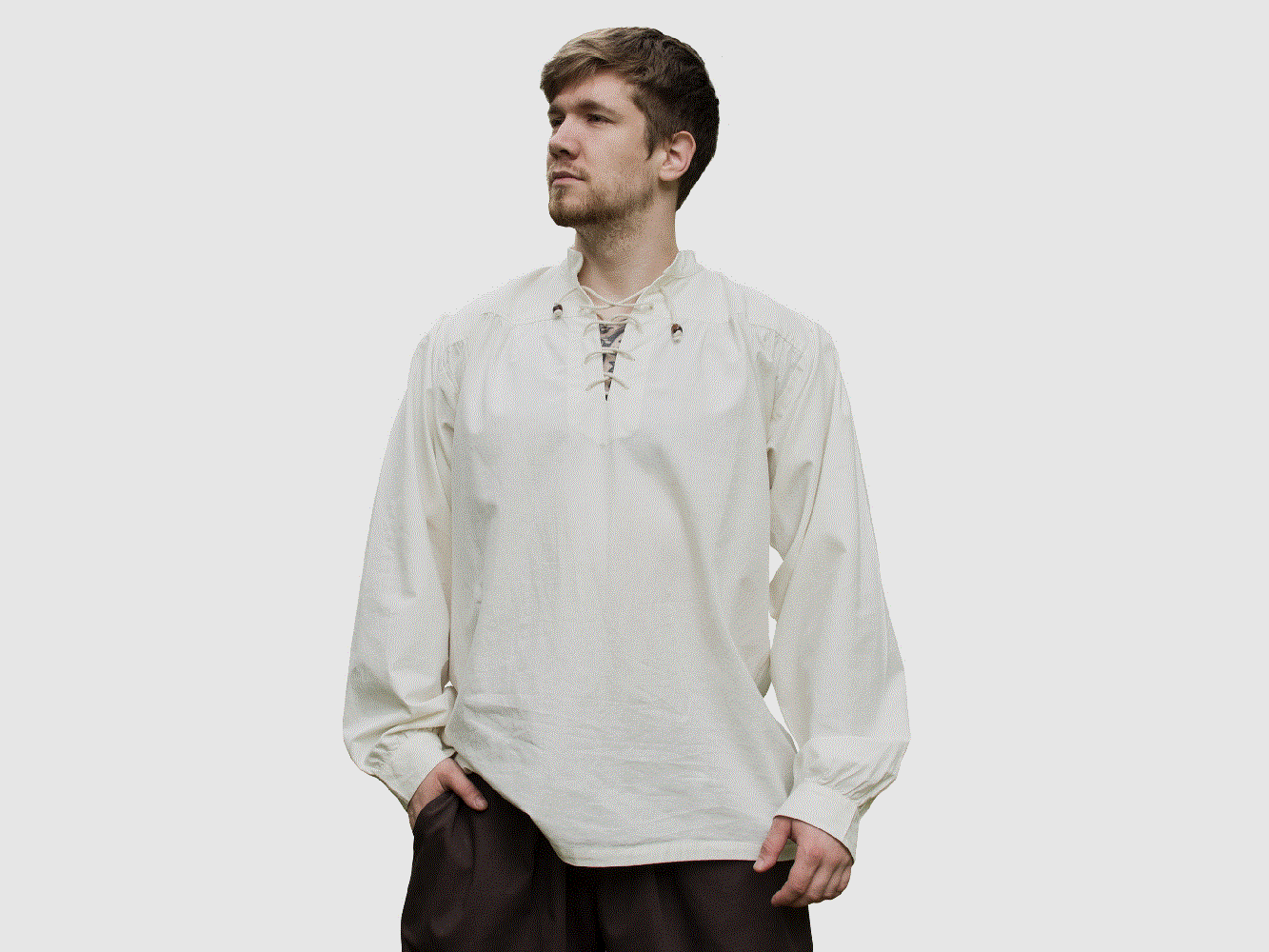 Mittelalter-Hemd Ludwig, natur