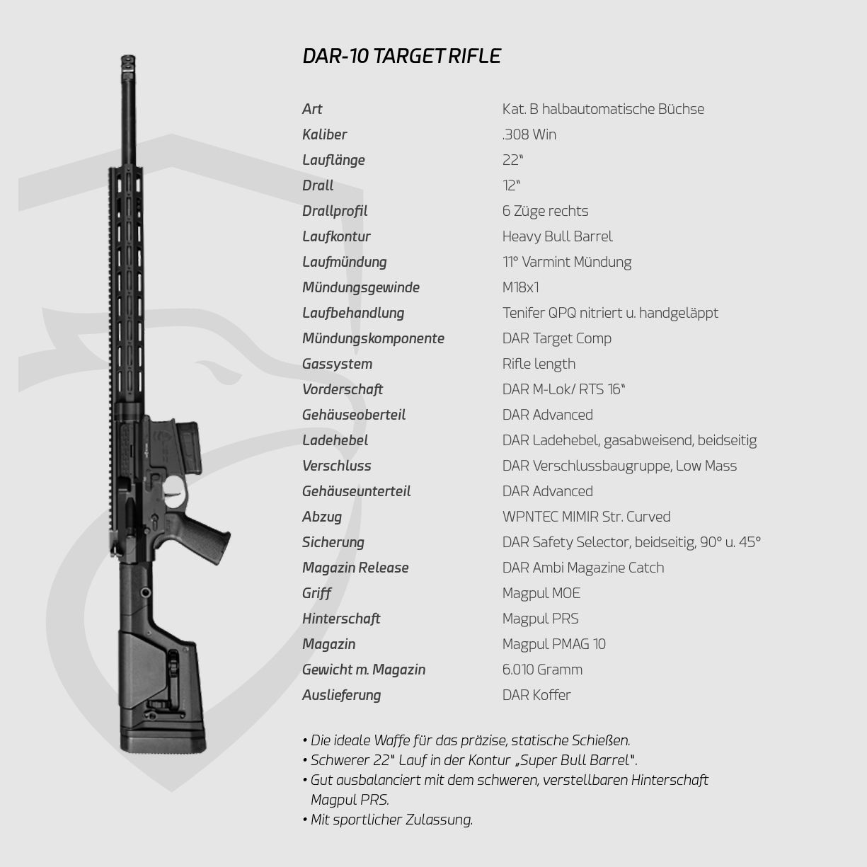 DAR-10 TARGET RIFLE