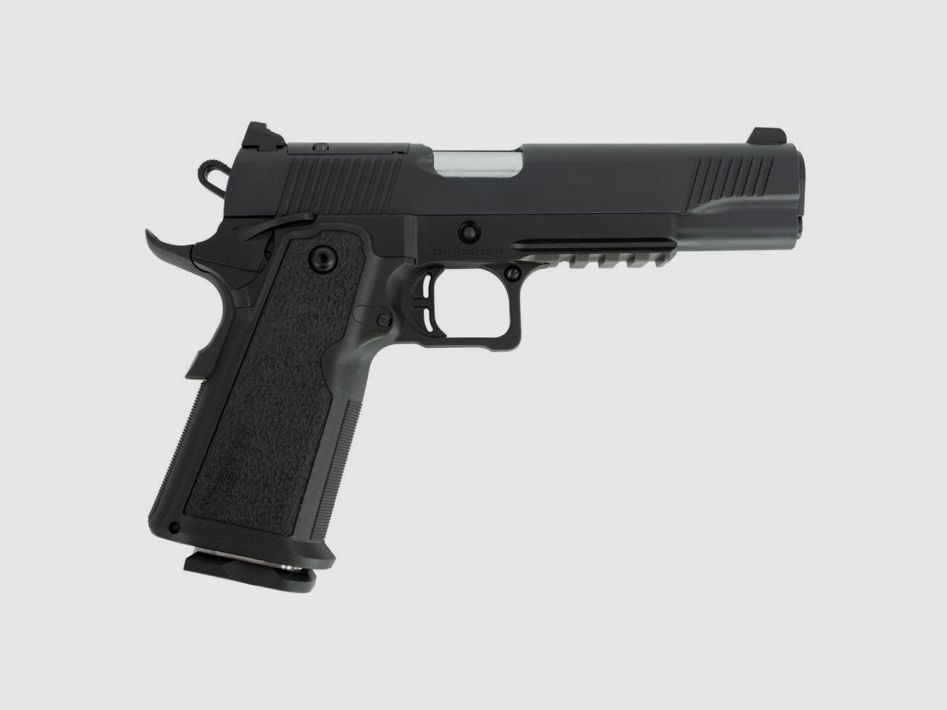 Tisas 2011 Duty 9 Pistolet Double Stack Cal. 9mm Para, noir, 17 coups, canon de 5", Optic Ready