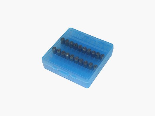 MTM CASE GUARD AMMO BOX 100 ROUNDS CAL. 9X21