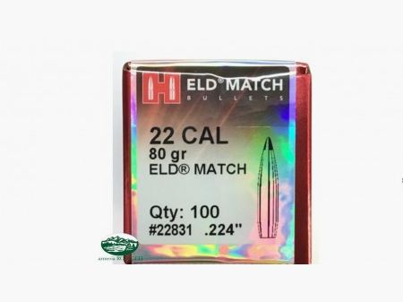 HORNADY Pociski ELD-MATCH kal.22 80gr - 22831