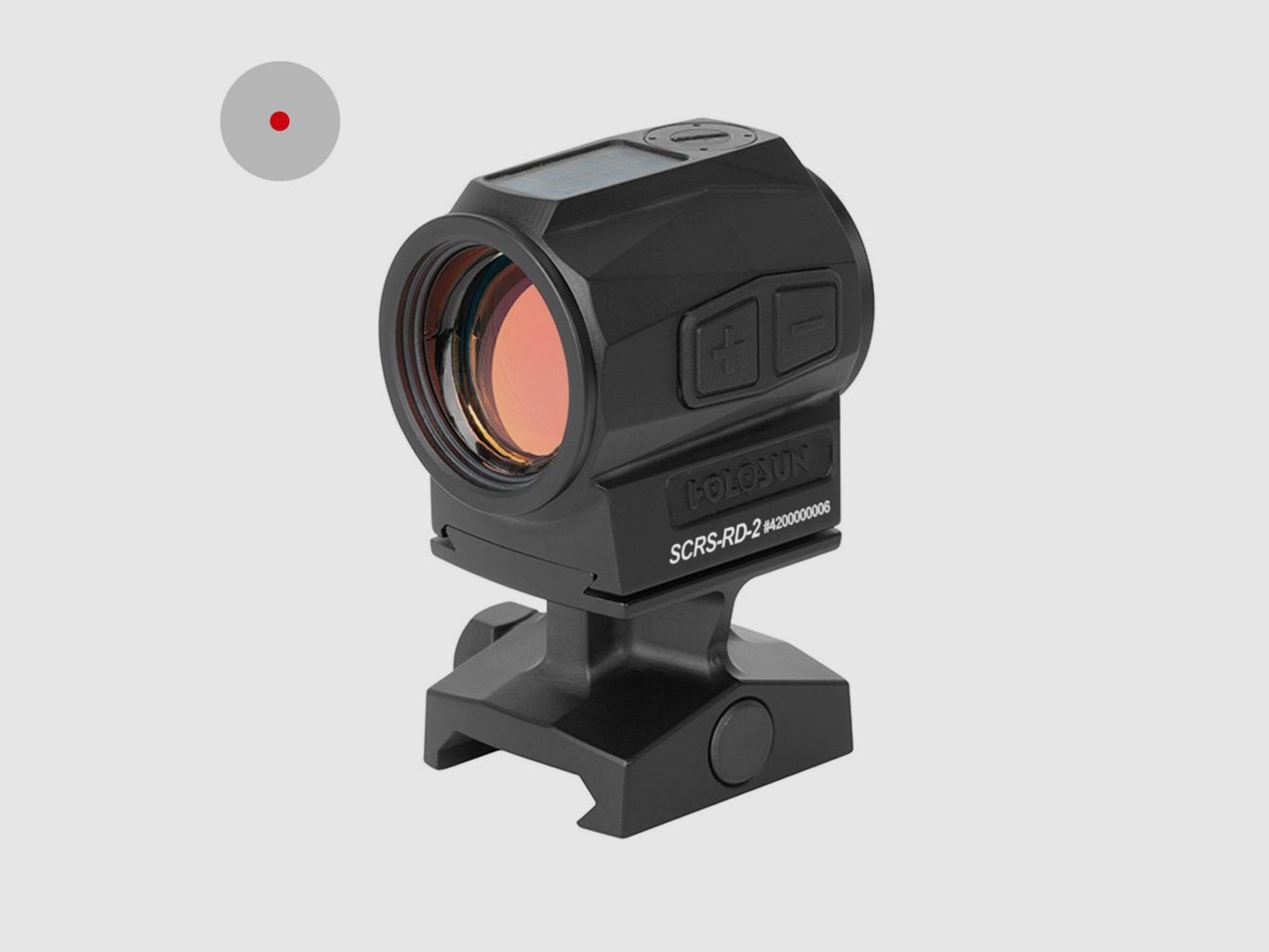 Holosun Reflexvisier SCRS-RD-MRS mit rotem Wechselabsehen: 2MOA Dot & 65MOA Circledot, Bild 1 von 10