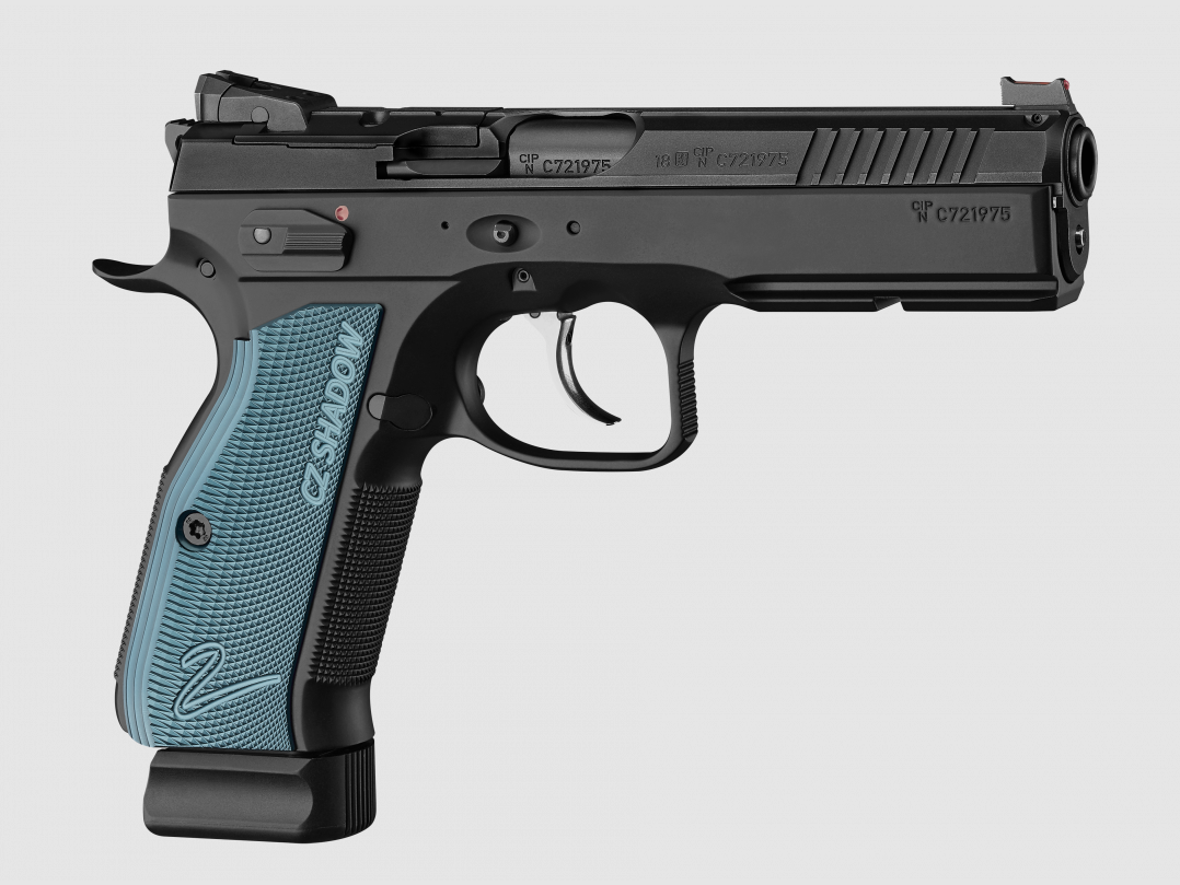 CZ 75 Shadow 2 Blue Grip OR 9mm Luger, Bild 3 von 4