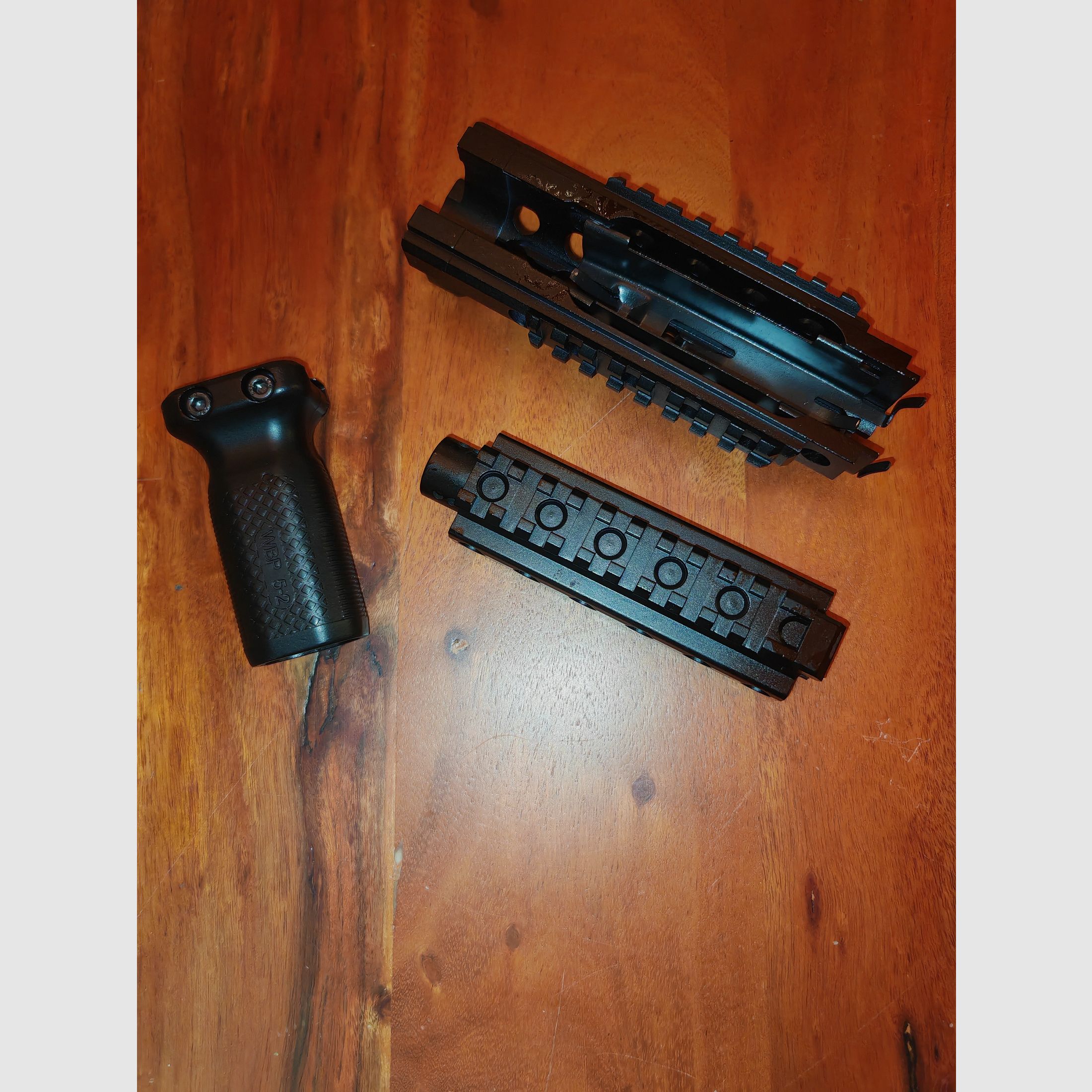 Tube de gaz Picatinny MiniJack WBP, garde-main inférieur Picatinny WBP + poignée de combat Picatinny WBP