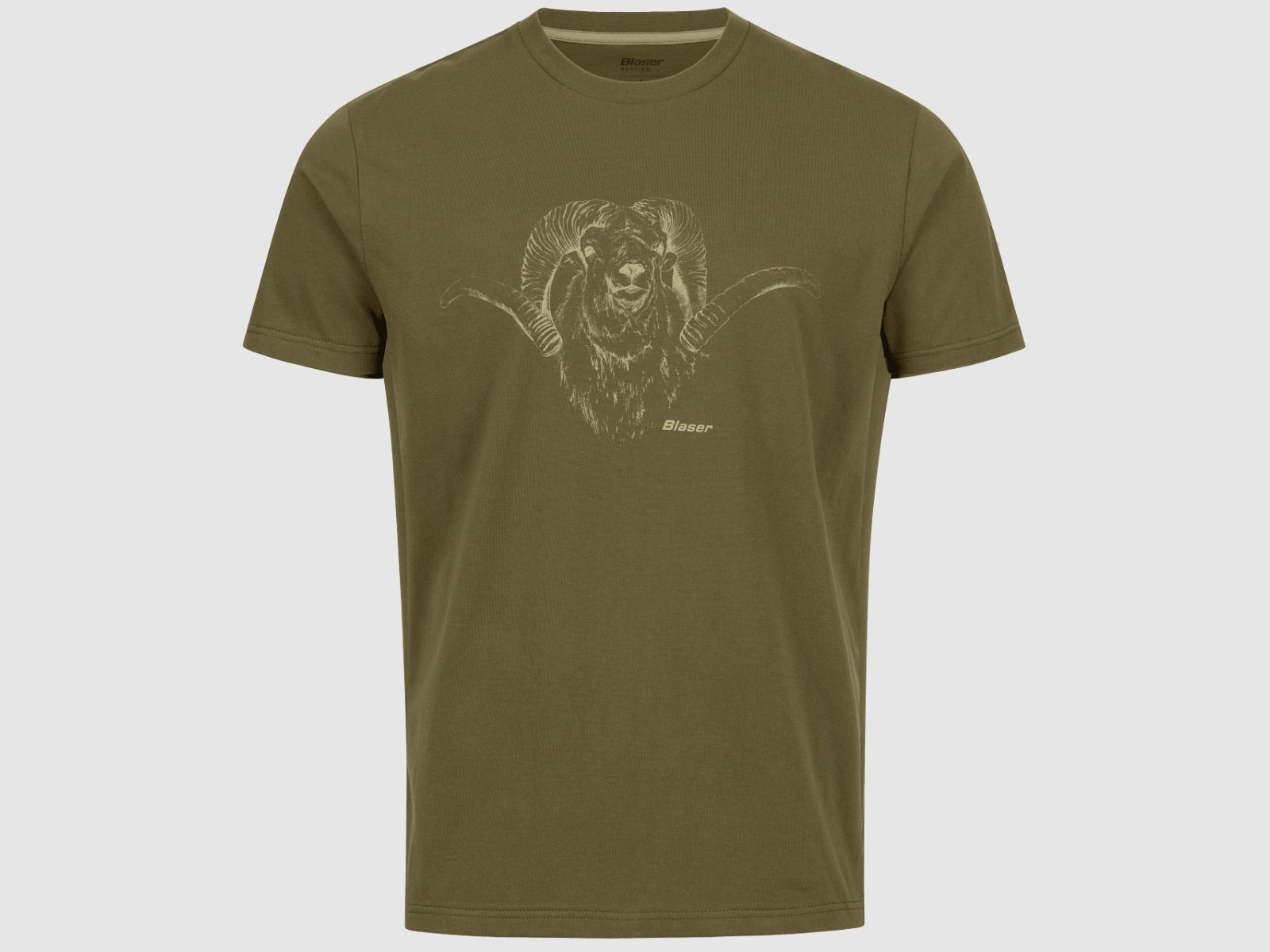 Blaser Herren T-Shirt Maurice dunkel oliv