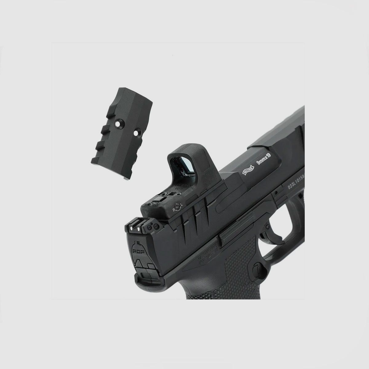 PISTOLE CO2 – UMAREX – WALTHER PDP COMPACT 4" BLK Set | 4,5 mm (.177) BB, CO₂, < 3,0 J, image 6 sur 6