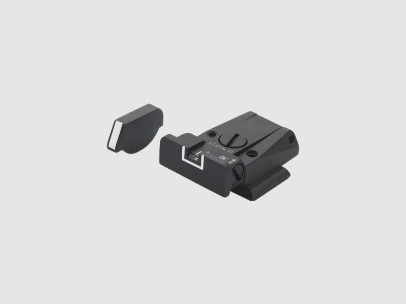 Juego de Visores Micrométricos LPA SPR85RU18 para Ruger P85 y P89 – Contorno Blanco