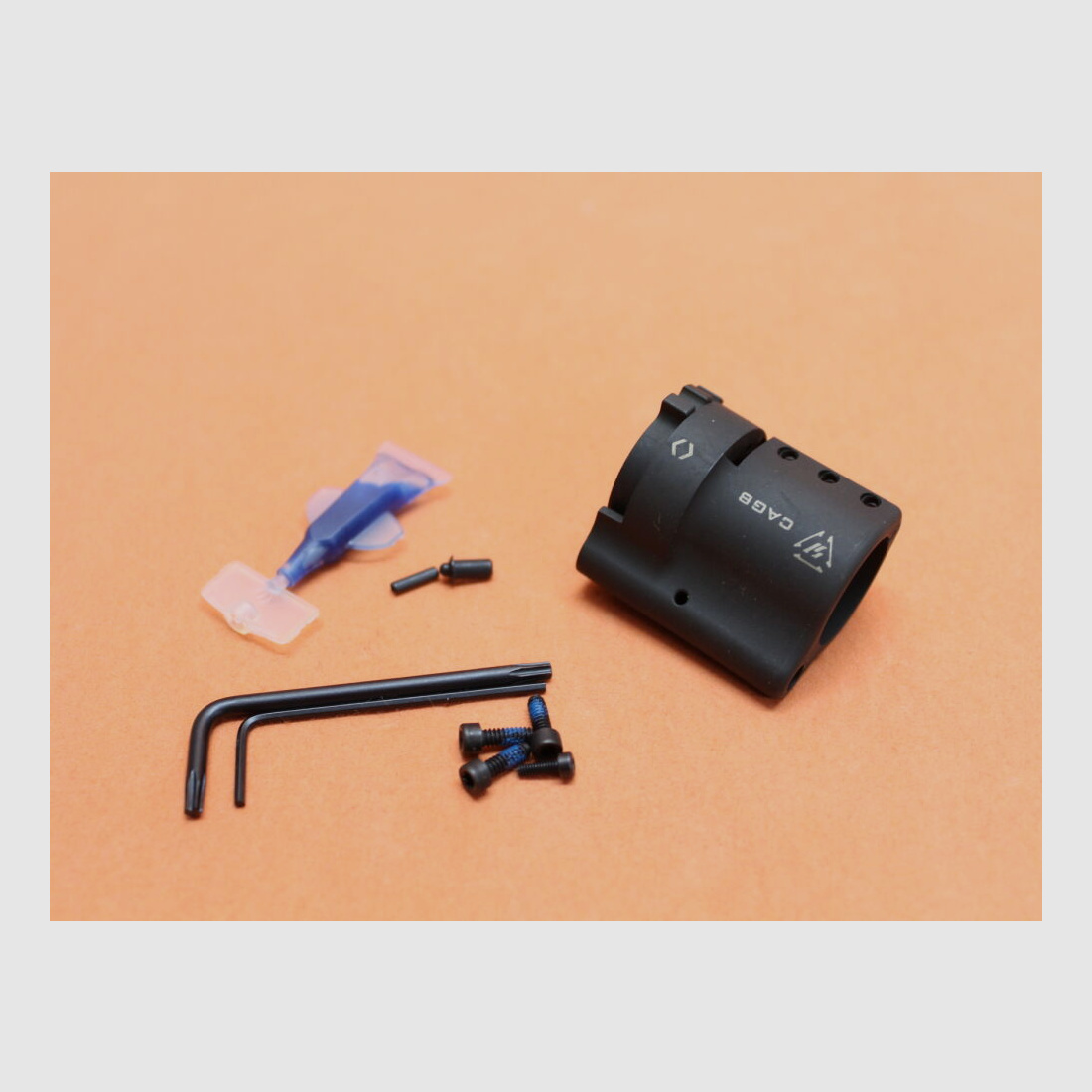 Strike Industries AR-15: Gas Block adjustable .750 Strike Industries einstellbare Gasabnahme mit Rastung 6 Positionen