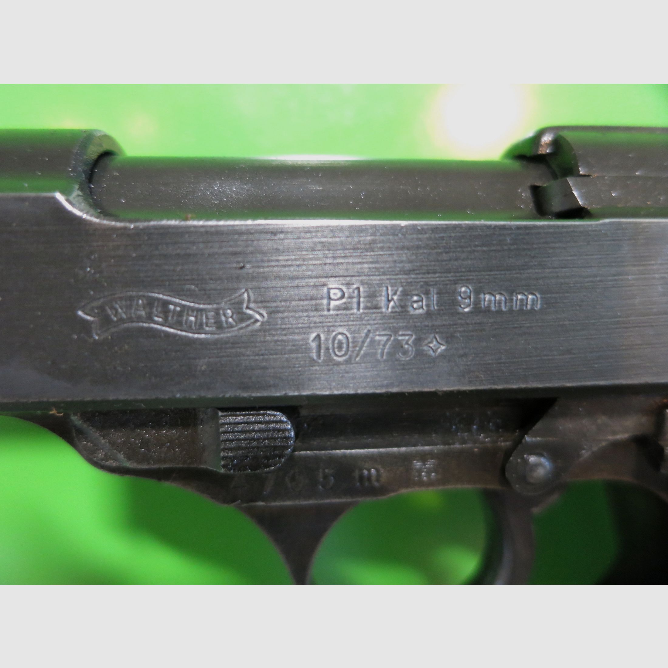 Walther P38 (P.38), WaA 359, 9 mm Luger, Walther/Zella-Mehlis, Schlitten P1      #56