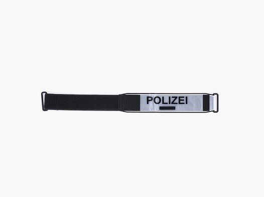 ETZEL "POLIZEI" Armbinde HIGHVIZ, Weiß